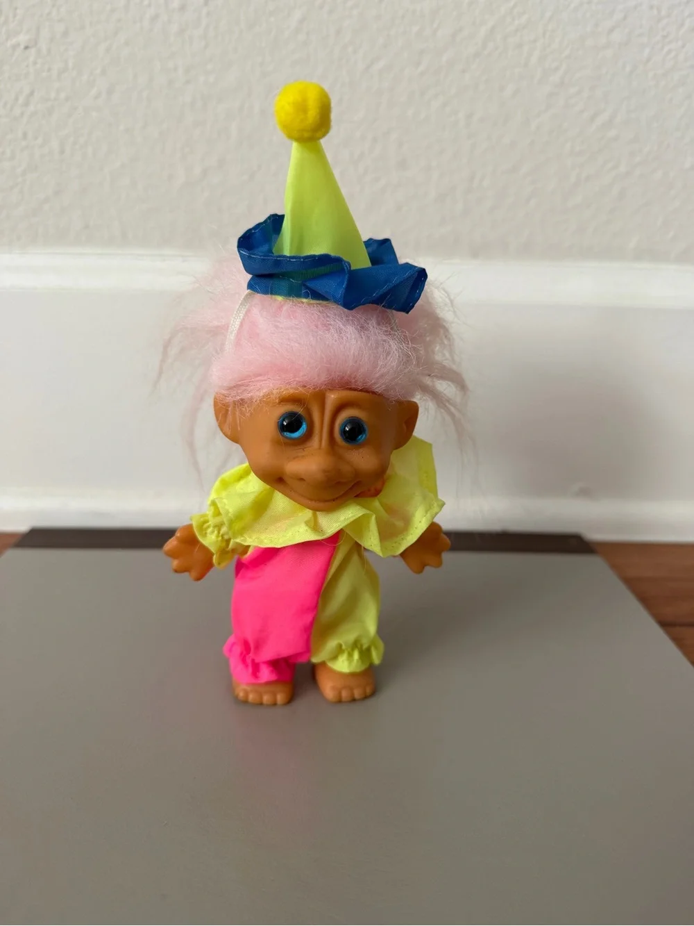 Vintage RUSS troll doll - clown